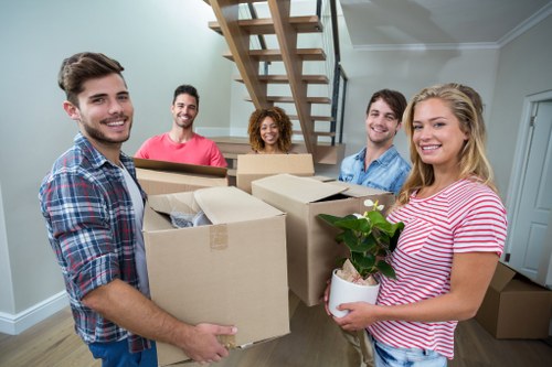 Professional packing support for a Finchley home move