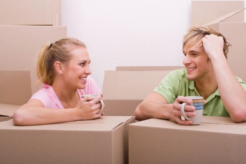 Finchley Movers staff maintaining a safe and organised moving process