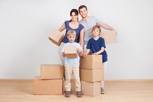 Careful furniture handling during a Finchley flat move