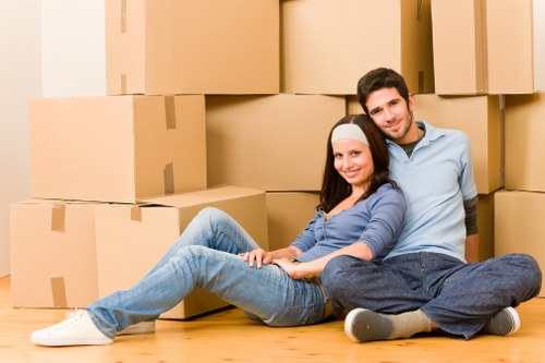 Careful packing and loading for a Finchley house or flat move