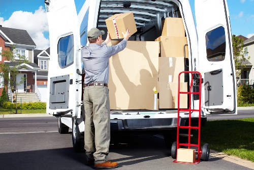 Finchley moving truck arranged for residential and commercial removals