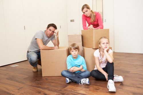 Experienced Finchley moving crew managing an office relocation