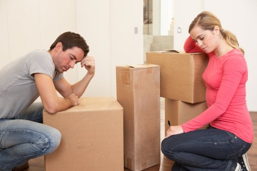 Office relocation with careful handling of desks and IT equipment