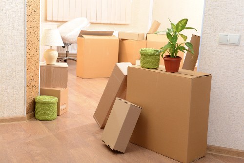 Furniture loading for a North London removals job